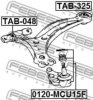 TOYOT 4865548010 Control Arm-/Trailing Arm Bush